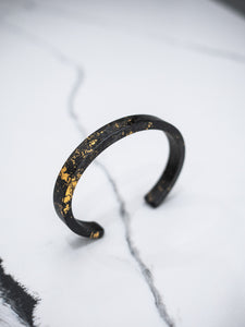 24K Gold Forged Carbon Fiber Bracelet